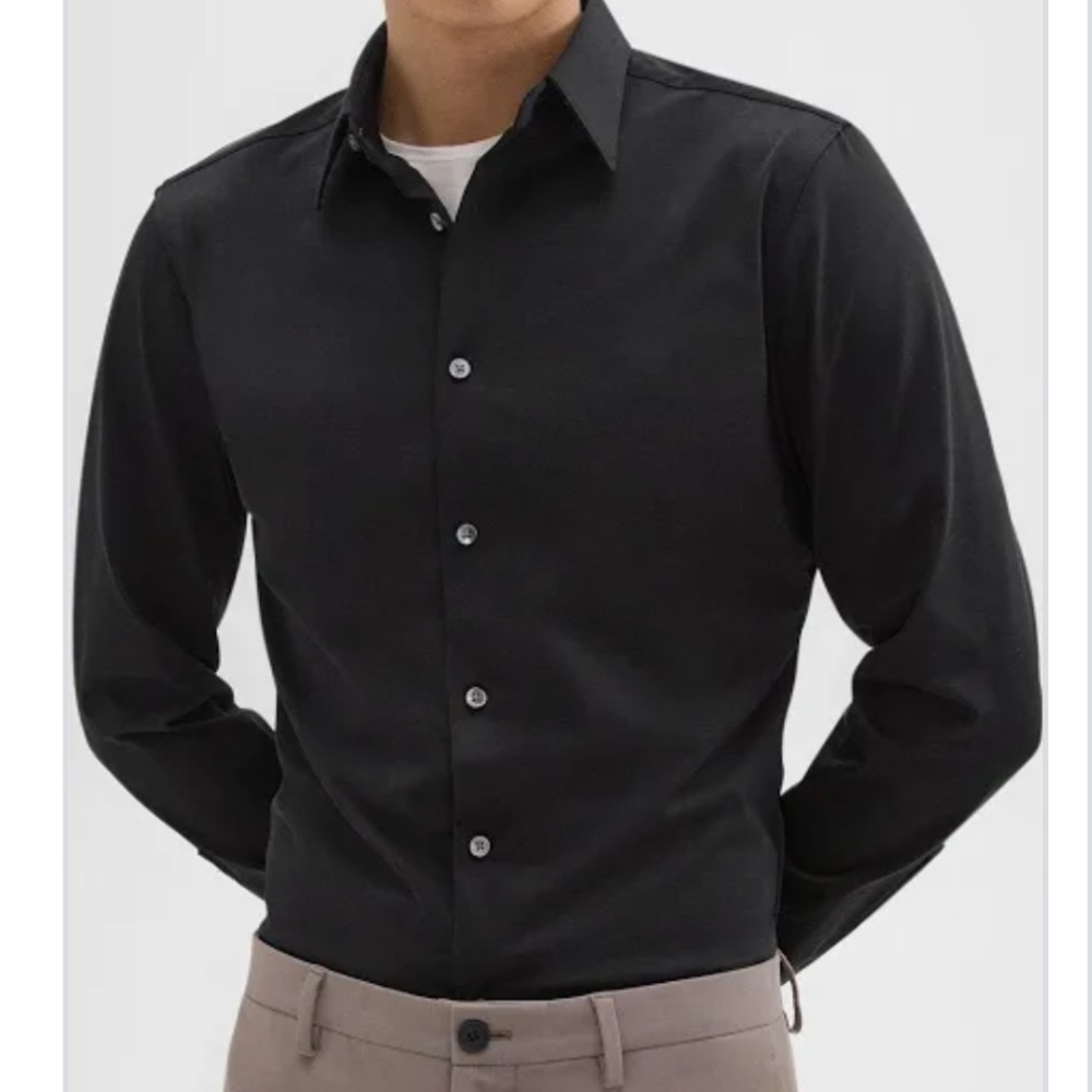 Theory Men’s Sylvain Structure Knit Shirt
